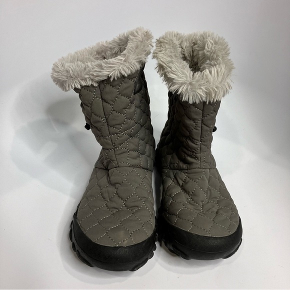 Bogs B Moc quilted boots waterproof gray size 6 - Picture 2 of 9